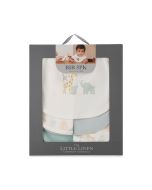 Little Linen Jersey Bib 5pk - Savanna Giraffe