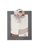 Little Linen Jersey Bib 5pk - Bushland Bear