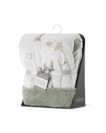 Little Linen Baby Snuggle Blanket - Farmyard Lamb