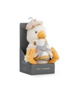 Little Linen Plush Toy & Washers - Fuzzy Duck