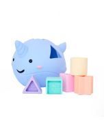 Narwhal Shape Sorter - Pastel