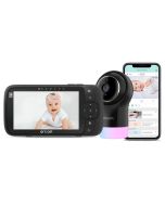 5" Smart HD Nursery Pal Glow+ Baby Monitor - Black