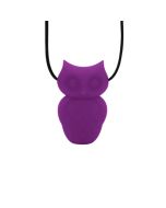 Owl Pendant - Purple Grape