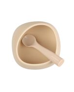 Silicone Suction Bowl - Beige