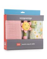 Weegoamigo Baby Muslin & Crochet Set - Floraful
