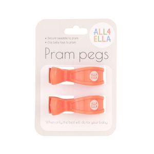 Pram Peg 2pk - Coral