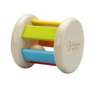 Wooden Roller Rattle