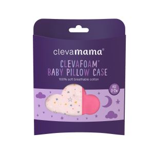 ClevaFoam Baby Pillow Case - Pink