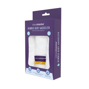 Bamboo Baby Washcloth 3pk - White & Honey