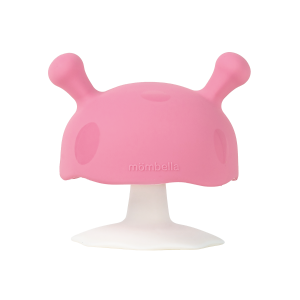 Mushroom Soothing Teether - Pink