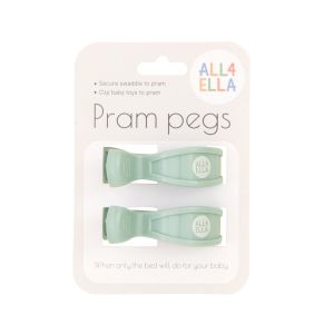 Pram Peg 2pk - Sage