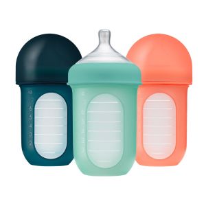 Nursh 8Oz Bottle 3pk - Mint Multi