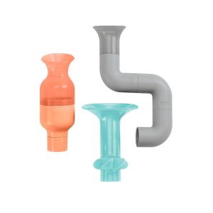 Tubes Bath Toy - Coral/Multi