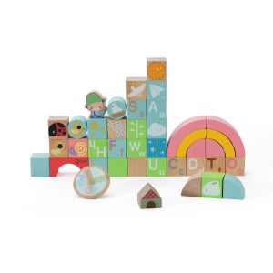 Rainbow Garden Blocks - 40pcs