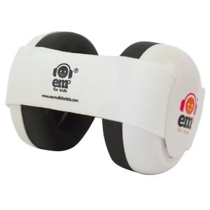BABY EARMUFFS - White/White