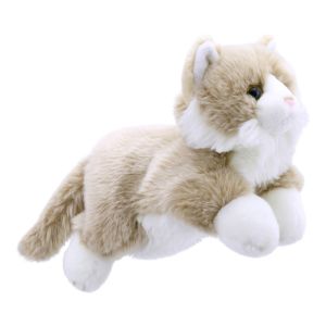 Full Bodied Puppet - Cat (Beige & White)