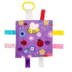 Baby Jacks Garden Crinkle Sensory Toy 20x20cm