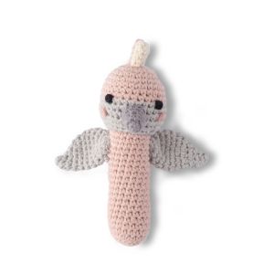 Weegoamigo Crochet Rattle - Gaby Galah