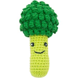Weegoamigo Crochet Rattle - Broccoli