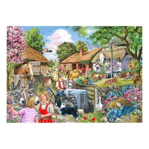 At the farm gate - BIG 500 Piece Puzzle