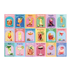 Colourful  Cocktails - 1000 Piece Puzzle