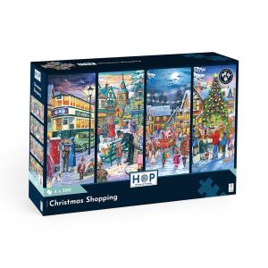 Christmas Shopping - 4 x 500 Piece Puzzle
