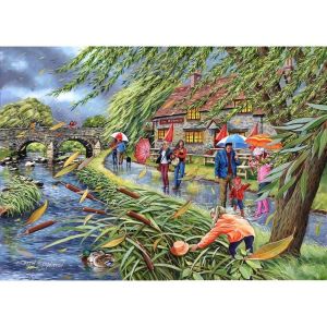 Wind at the Willows - 1000 Piece Puzzle