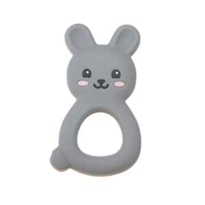 Bunny Teether - Soft Grey