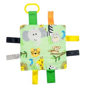 Baby Jacks Jungle Animals Crinkle Sensory Toy 20x20cm