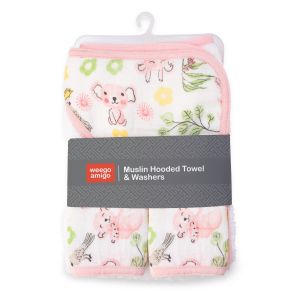 Weegoamigo Hooded Towel + Washers Kimmy Koala