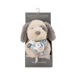 Little Linen Plush Toy & Washers - Barklife Dog