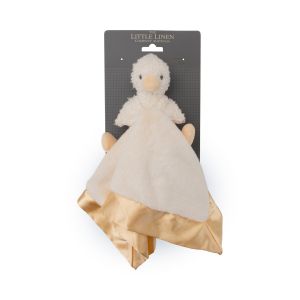 Little Linen Security Blanket - Fuzzy Duck
