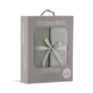 Little Bamboo Hooded Towel 2pk - Turtle Bay