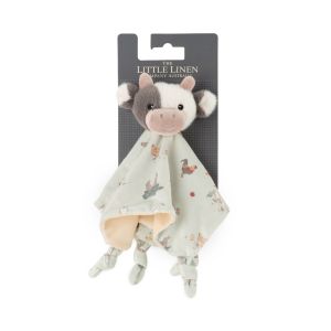 Little Linen Comforter - Farmyard Cow