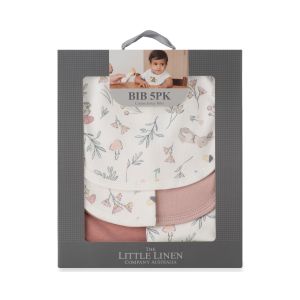 Little Linen Jersey Bib 5pk - Harvest Bunny