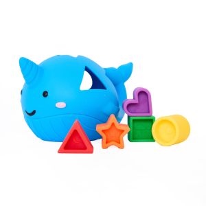 Narwhal Shape Sorter - Bright
