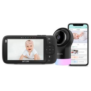 5" Smart HD Nursery Pal Glow+ Baby Monitor - Black