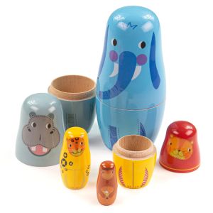 Tidlo Jungle Animal Russion Dolls