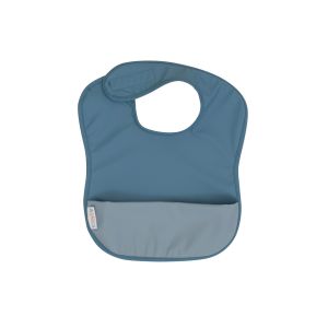 Recycled Pouch Bib - Blue