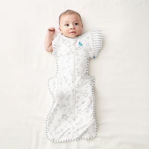 Swaddle Up™ Transition Bag Bamboo 1.0 TOG - Stars & Moon Cream