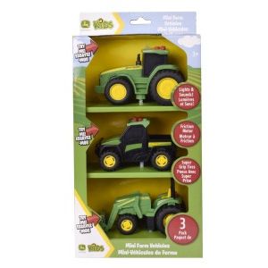 John Deere Lights & Sounds Mini Tractors - 3 Pk