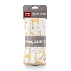 Weegoamigo Muslin Wrap - Skating Savannah