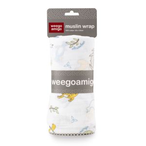 Weegoamigo Muslin Wrap - Painted Jungle